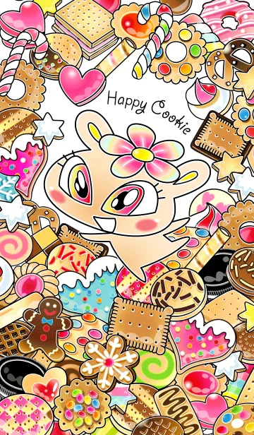 [LINE着せ替え] Happy cookieの画像1