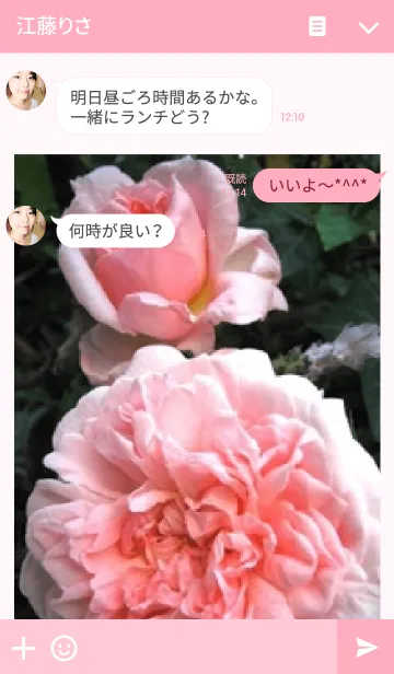 [LINE着せ替え] My garden, My rose_Princess Masako_2の画像3