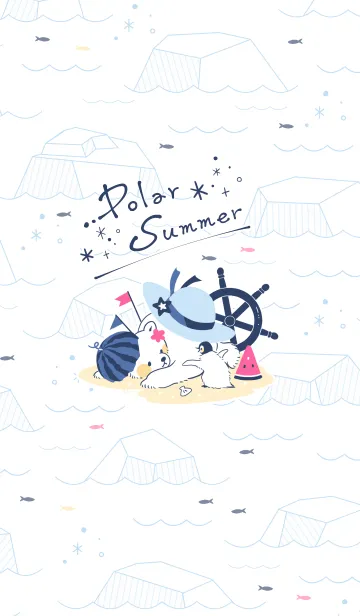 [LINE着せ替え] Polar Summerの画像1