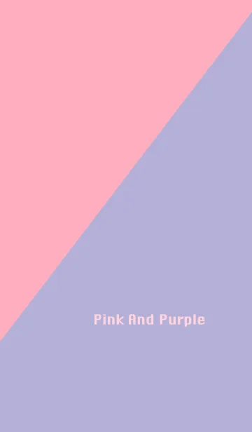 [LINE着せ替え] Pink And Purpleの画像1