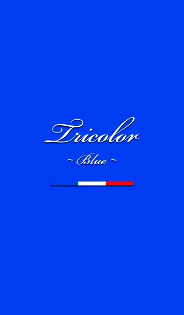[LINE着せ替え] Tricolor -Blue-の画像1