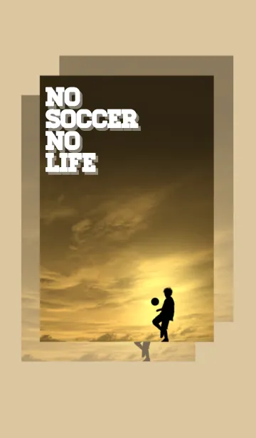 [LINE着せ替え] No Soccer No Lifeの画像1