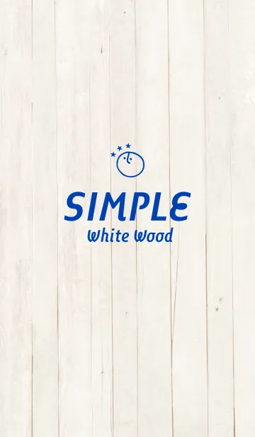 [LINE着せ替え] シンプル ×ホワイトウッドの画像1