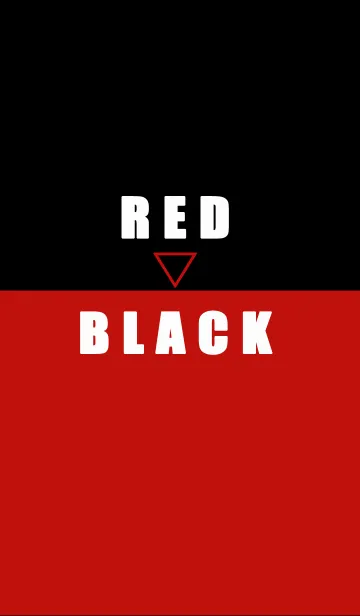 [LINE着せ替え] RED×BLACKの画像1