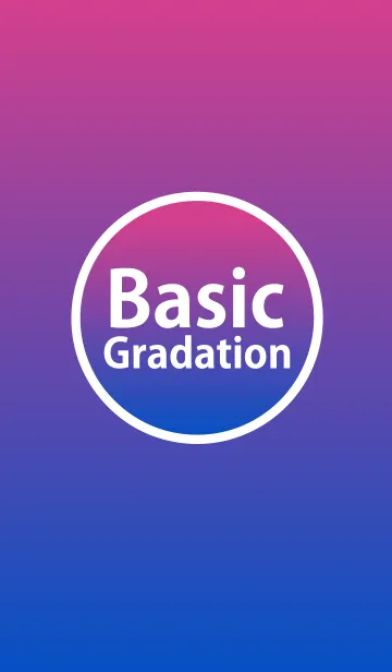 [LINE着せ替え] Basic Gradation Violetの画像1
