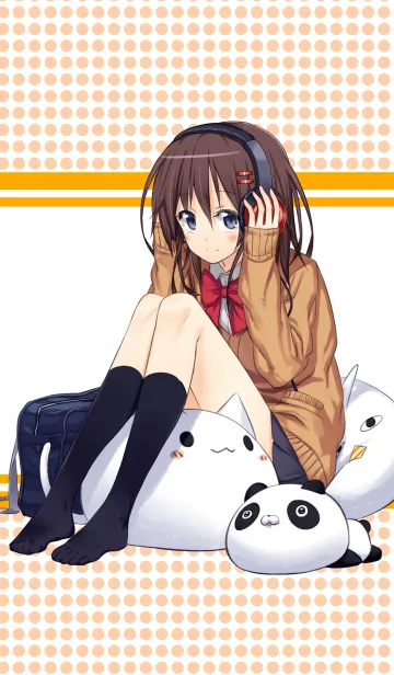 The school girlのLINE着せ替え