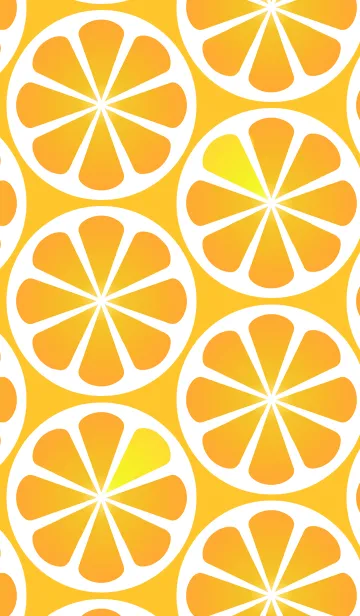 [LINE着せ替え] Sliced orangeの画像1