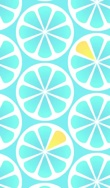 [LINE着せ替え] Sliced blue citrusの画像1