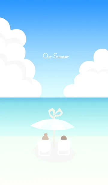 [LINE着せ替え] 二人の夏 ~Our Summer~の画像1