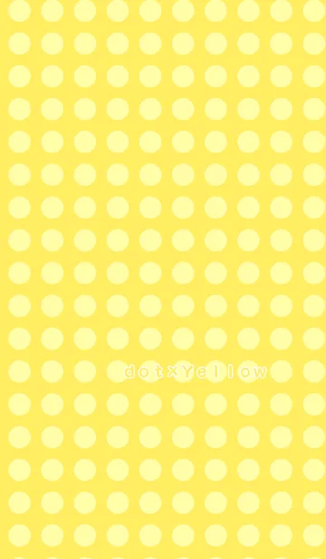 [LINE着せ替え] dot×yellowの画像1