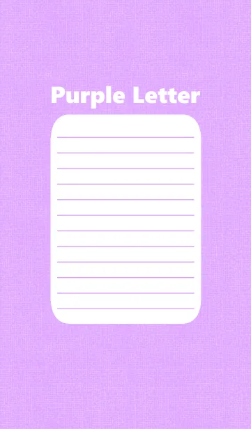 [LINE着せ替え] Purple letterの画像1