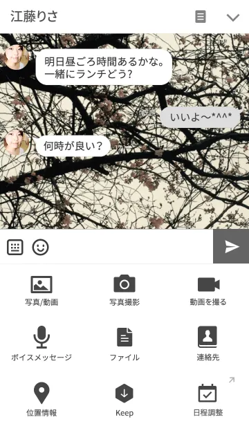 [LINE着せ替え] ノスタルジックワールド01 桜の画像4