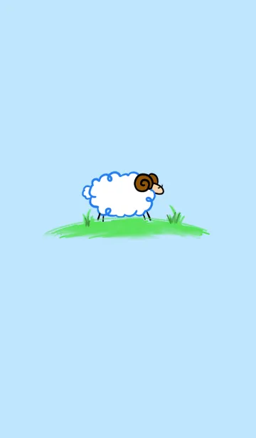 [LINE着せ替え] 大きな羊の画像1