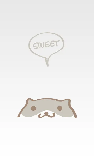 かわいいハムスターシンプルなテーマのLINE着せ替え