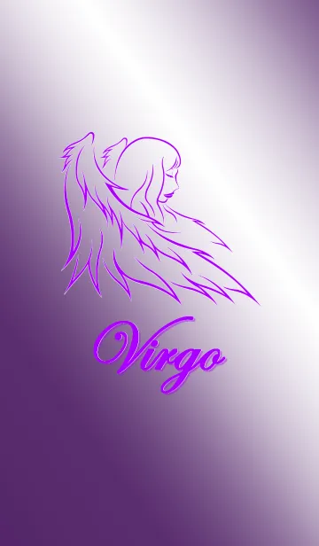 [LINE着せ替え] Virgo-purple version（乙女座-紫）の画像1
