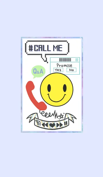 [LINE着せ替え] ＃ CALL ME BEBEの画像1