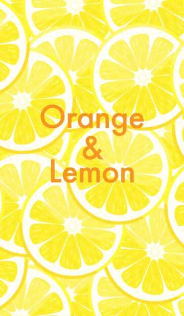 [LINE着せ替え] オレンジ＆レモンの画像1