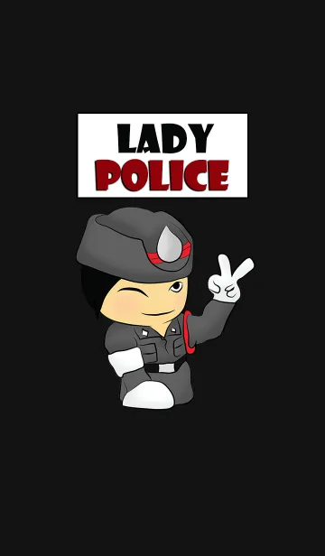 [LINE着せ替え] レディー警察とてもかわいいですの画像1