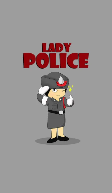[LINE着せ替え] 警察の女の子の画像1