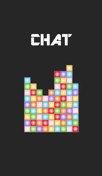 [LINE着せ替え] 興味深いトピックカラフルな正方形の画像1