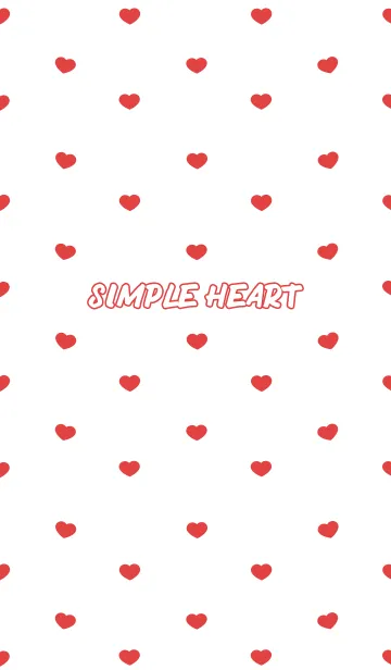 [LINE着せ替え] 〜SIMPLE HEART〜の画像1