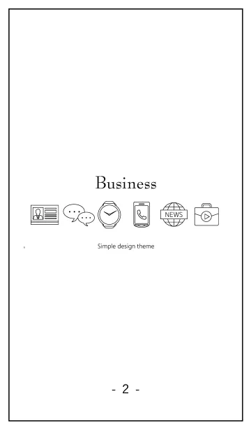 [LINE着せ替え] Simple Business 2の画像1