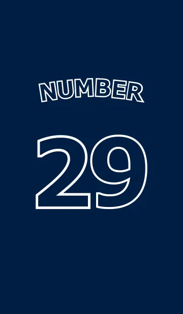 [LINE着せ替え] Number 29の画像1