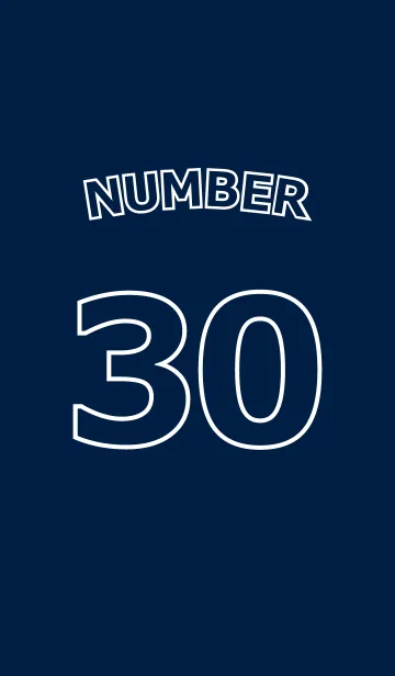 [LINE着せ替え] Number 30の画像1