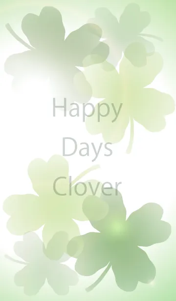 [LINE着せ替え] Happy Days Cloverの画像1