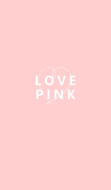 [LINE着せ替え] LOVE PINK-Simple Heart-の画像1