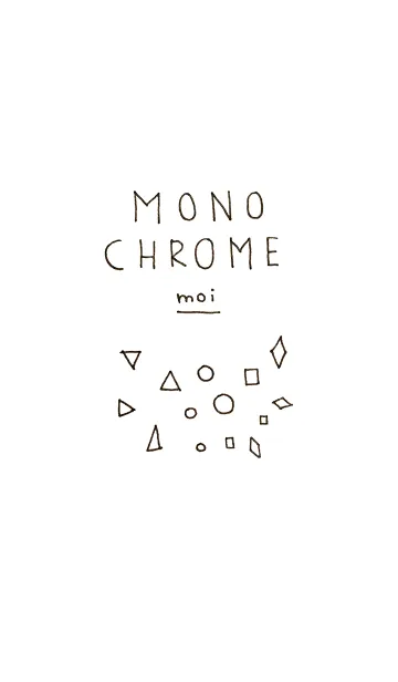 [LINE着せ替え] MONOCHROME_moiの画像1