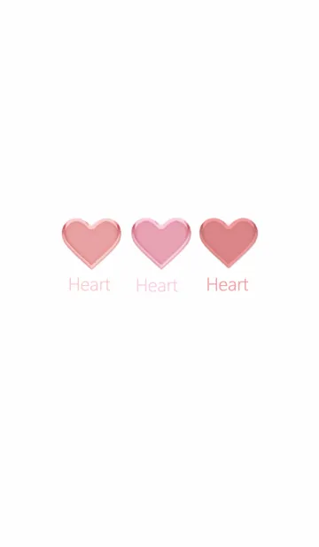 ハート♡グラデーション 4の着せ替えメイン画像