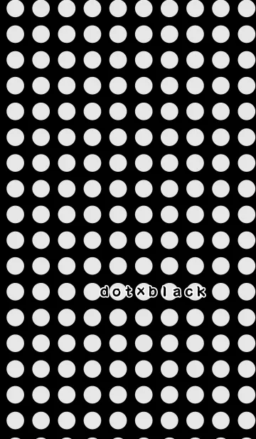 [LINE着せ替え] dot×blackの画像1