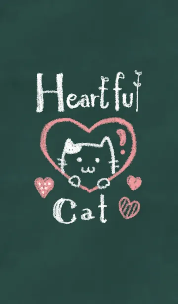 [LINE着せ替え] Heartful Cat ♡2の画像1