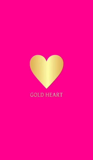 [LINE着せ替え] GOLD HEART.の画像1