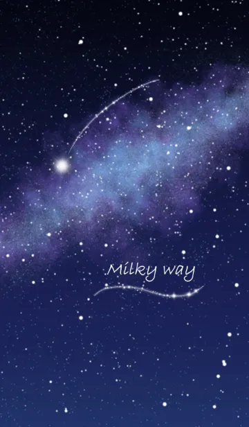 [LINE着せ替え] Milky Way**wish in a star 2の画像1