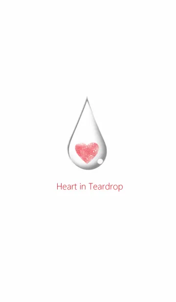 [LINE着せ替え] Heart in teardropの画像1