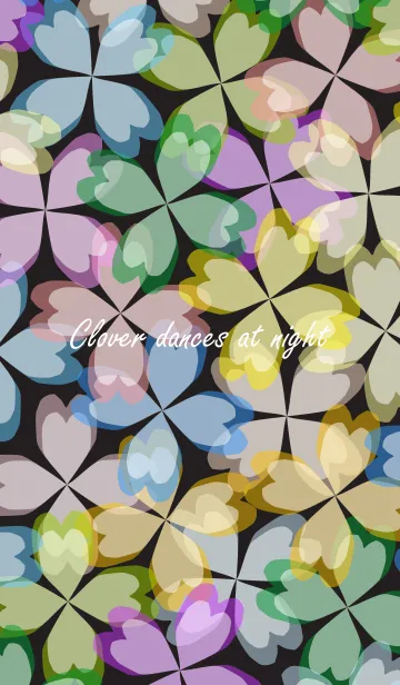 [LINE着せ替え] Clover dances at nightの画像1