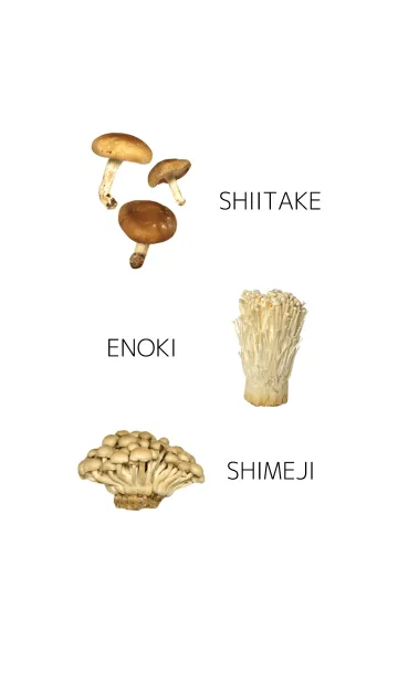 きのこの盛りあわせの着せ替えメイン画像