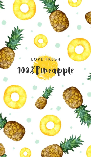 [LINE着せ替え] 100% Pineappleの画像1