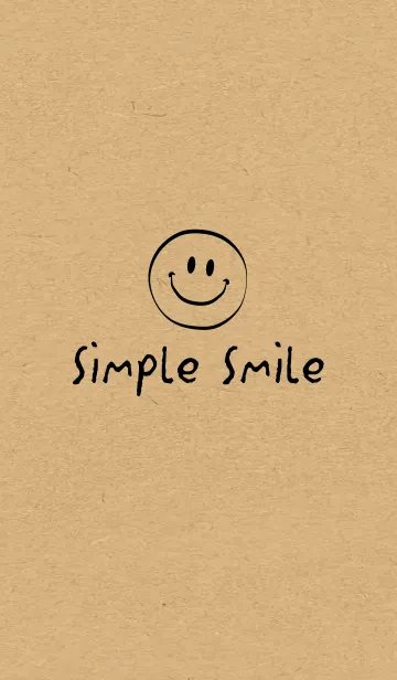 [LINE着せ替え] Simple Smile -KRAFT-の画像1