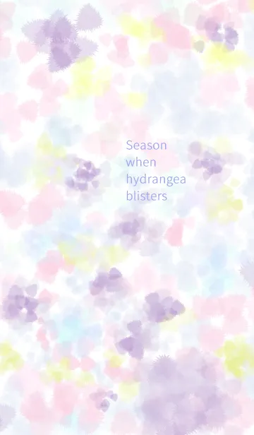 Season when hydrangea blistersの着せ替えメイン画像