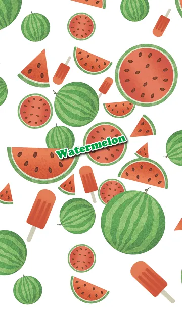 [LINE着せ替え] かわいいスイカ -Cute Watermelon-の画像1