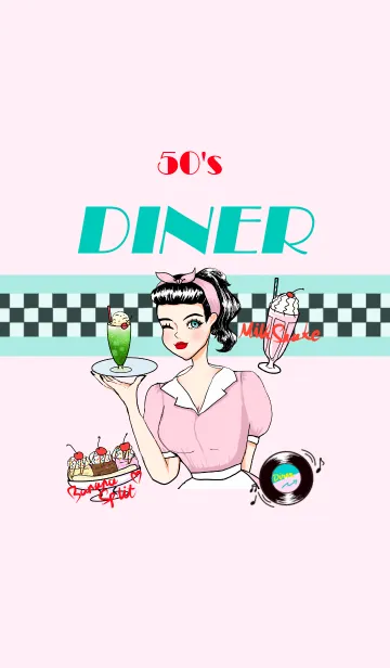 50’s DINERのLINE着せ替え