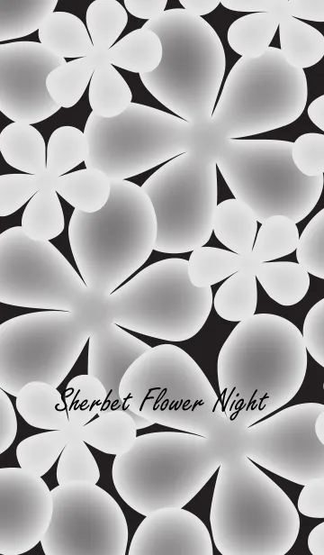 [LINE着せ替え] Sherbet Flower Nightの画像1
