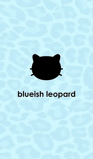 [LINE着せ替え] blueish leopardの画像1