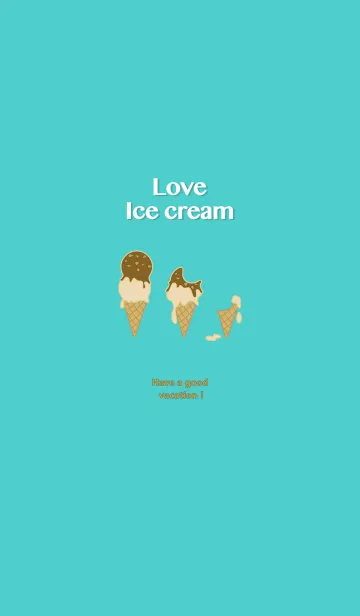[LINE着せ替え] Love Ice cream ～ラブアイスクリームの画像1