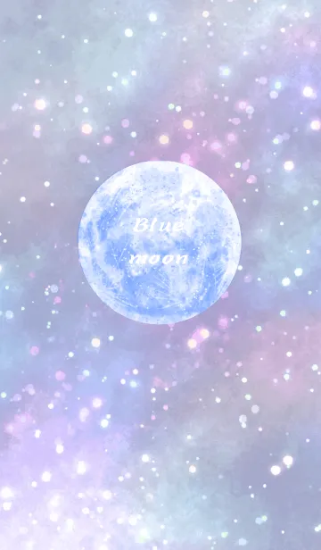 [LINE着せ替え] ++Blue moon++の画像1
