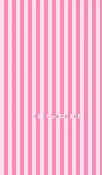 [LINE着せ替え] stripe×pinkの画像1