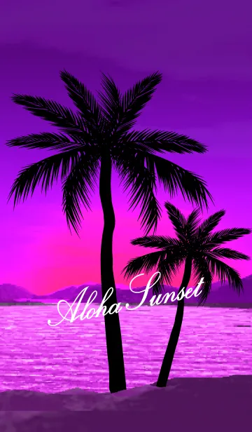 [LINE着せ替え] Aroha Sunset 2の画像1